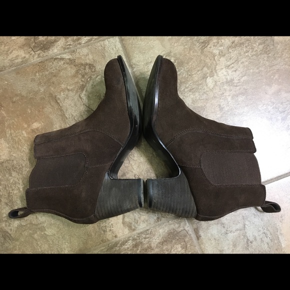 Nine West Vintage American Brown Suede Boots - Picture 2 of 8